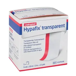 Hypafix® transparant Institutioneel pakket met geknipt maskeerpapier | 5 cm x 10 m